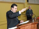 “É um motivo de alegria, mas também de grande responsabilidade”, diz Laudecir Maciel ao assumir vaga na Câmara de Canoinhas