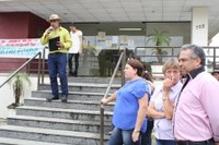 Agricultores protestam contra as quedas de energia elétrica na região de Canoinhas