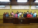 Câmara recebe visita de alunos de grupo escolar municipal