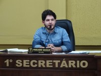 Paulinho Basílio é eleito 1º Secretário da Câmara