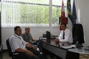 Presidente da Câmara de Vereadores de Canoinhas recebe representantes dos Correios