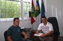 Presidente da Câmara de Vereadores recebe presidente do CDL de Canoinhas