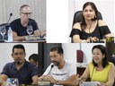 Professor Osmar, Silmara, Gil Baiano, Maurício e Zenilda solicitam algumas melhorias