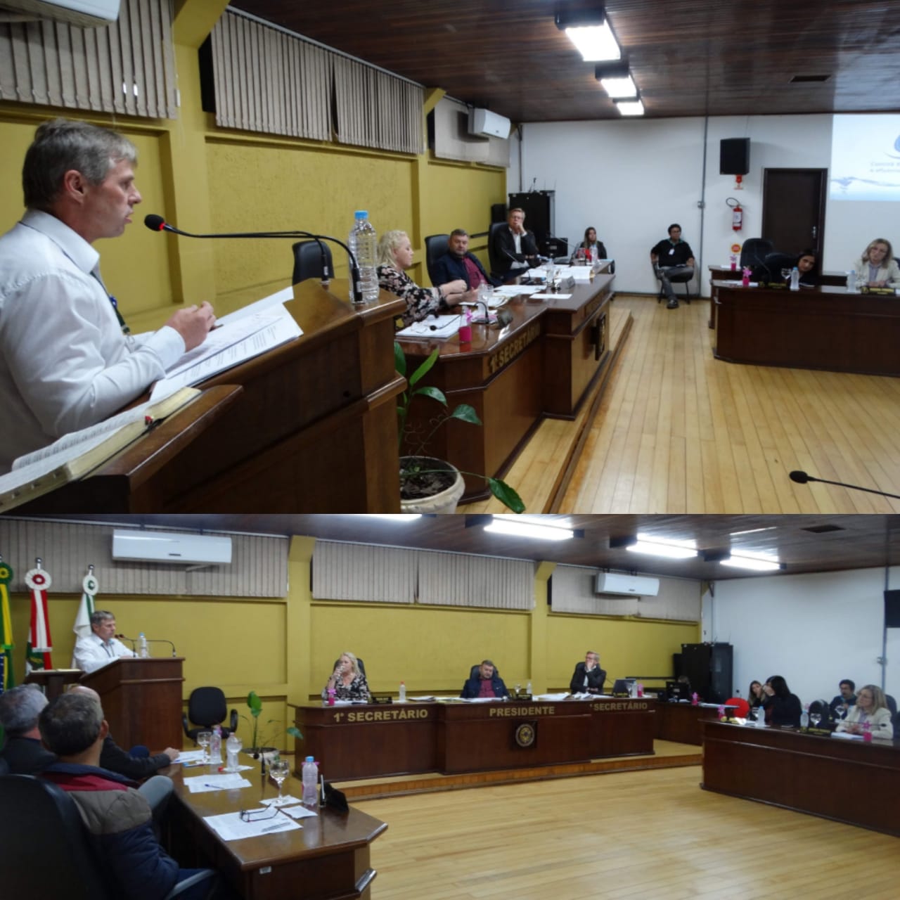 Representante do Comitê do Rio Canoinhas faz uso da Tribuna para explicar questionamento de vereadora