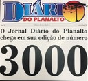 Sessão solene marca 3 mil edições do jornal Diário do Planalto