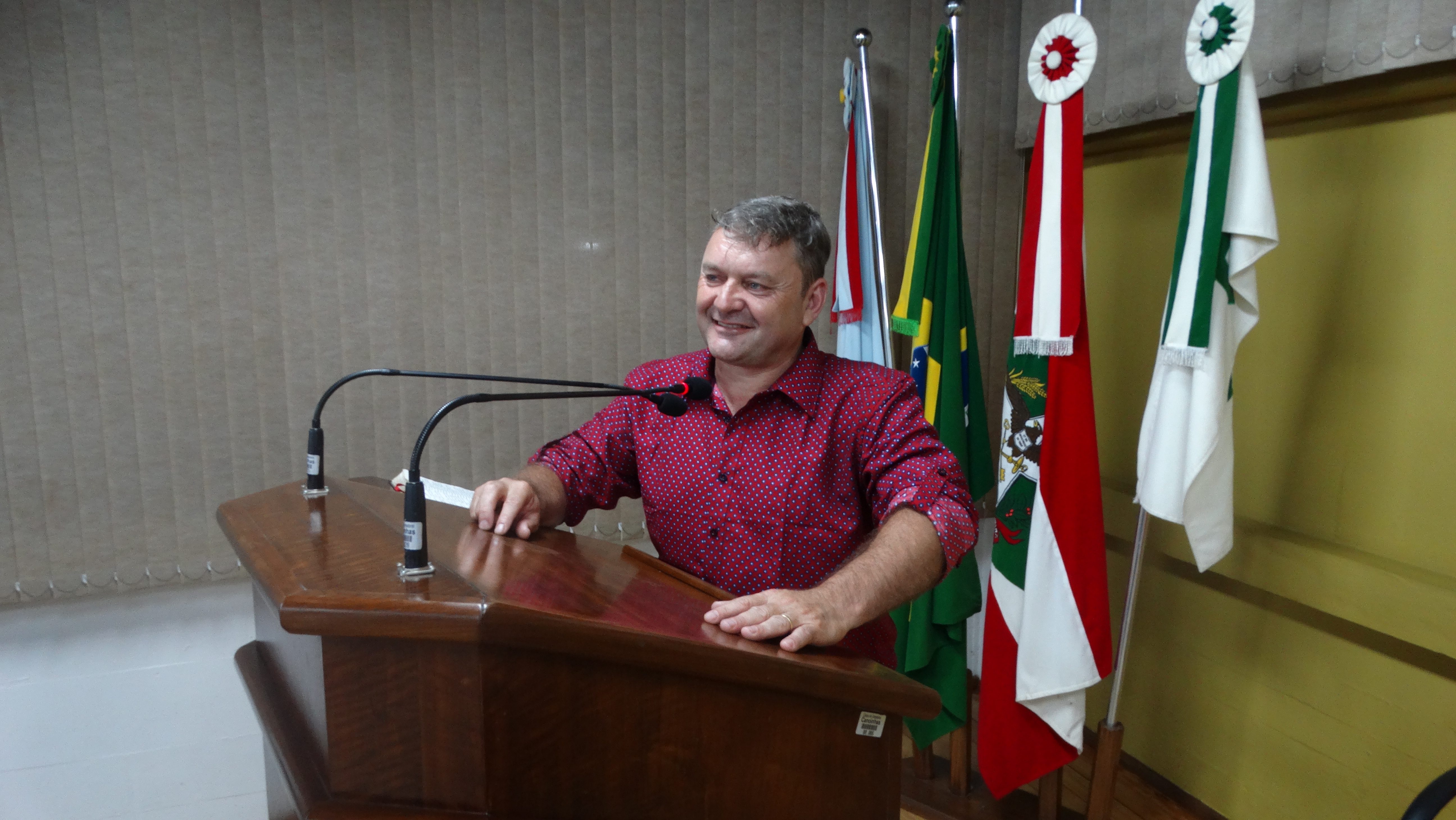  Vereador Célio Galeski é eleito presidente da Câmara Municipal de Canoinhas