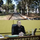 Vereador Coronel Mario, solicita projeto de paisagismo para Praças de Canoinhas