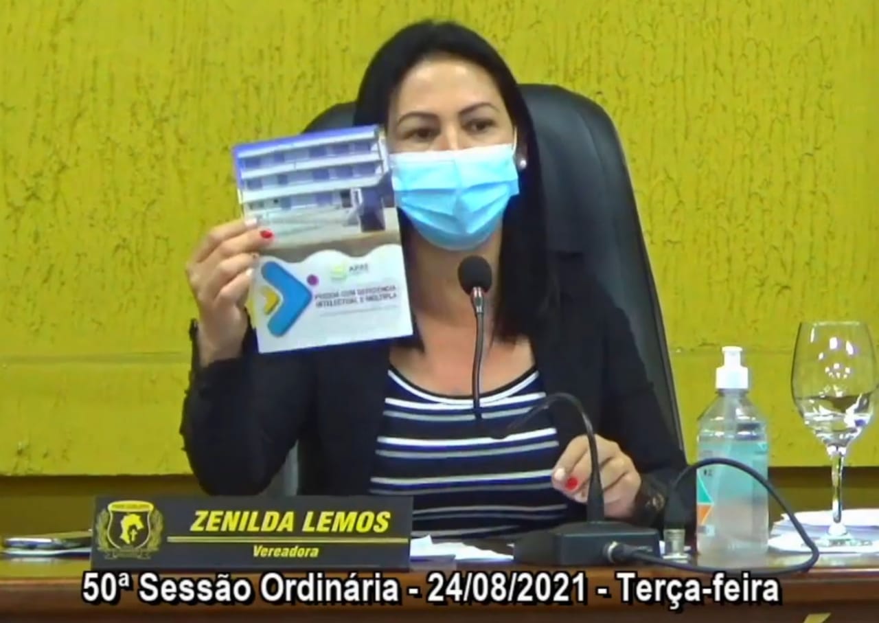 Vereadora Zenilda Lemos destaca Campanha Agosto Laranja conscientiza a prevenção às deficiências