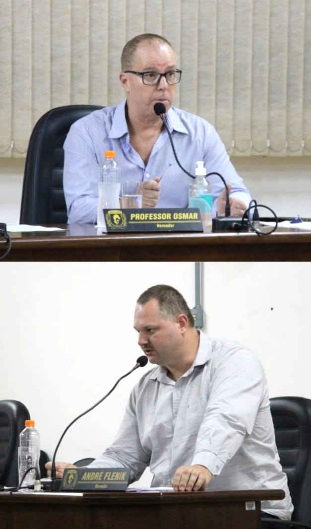 Vereadores Osmar e André pedem isenção do IPTU e questionam férias coletivas na Fundação de Esportes