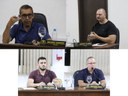 Vereadores Wilmar, Osmar, Willian e André, questionam Prefeita Juliana e Secretários Municipais