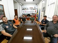 Willian Godoy participa de reunião com Prefeito e Defesa Civil